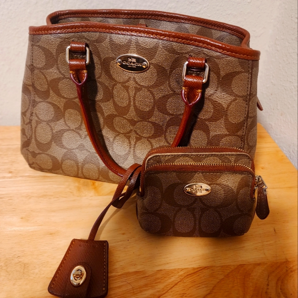 Coach Purse/ wallet combo